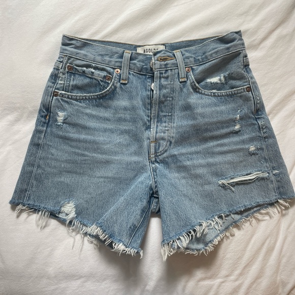 Agolde Parker Long shorts size 23 - Picture 3 of 4